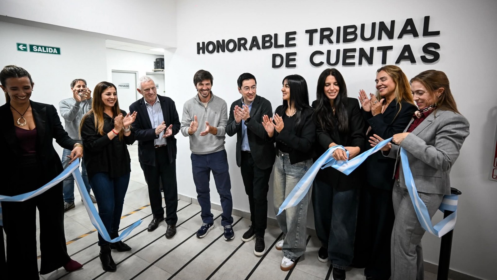Nardini y Thea inauguraron la nueva sede del Tribunal de Cuentas en Los Polvorines