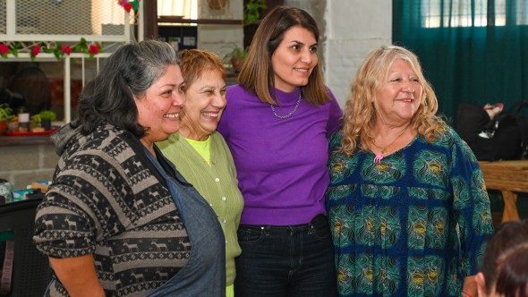 Rincón de Milberg: el Municipio de Tigre realizó el cierre del taller de bijouterie en macramé del programa "Emprendedoras Rodantes"