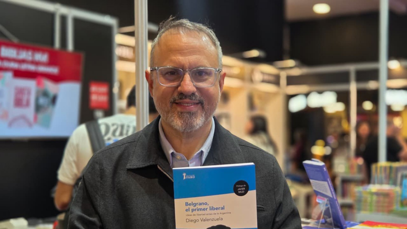 Con prólogo de Milei, Valenzuela presentará "Belgrano, el primer liberal" en la Feria del Libro