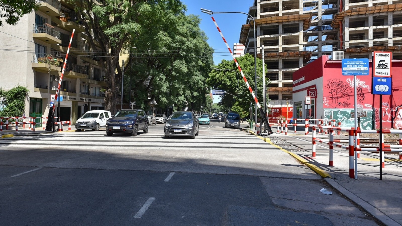 Trenes Argentinos reabrió el cruce de Álvarez Thomas y las vías del Tren Mitre