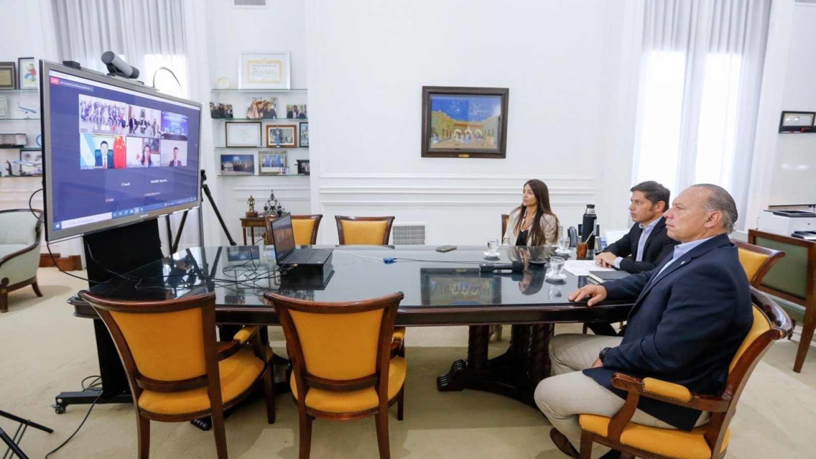 Kicillof participó de la firma del contrato para construcción de Atucha III