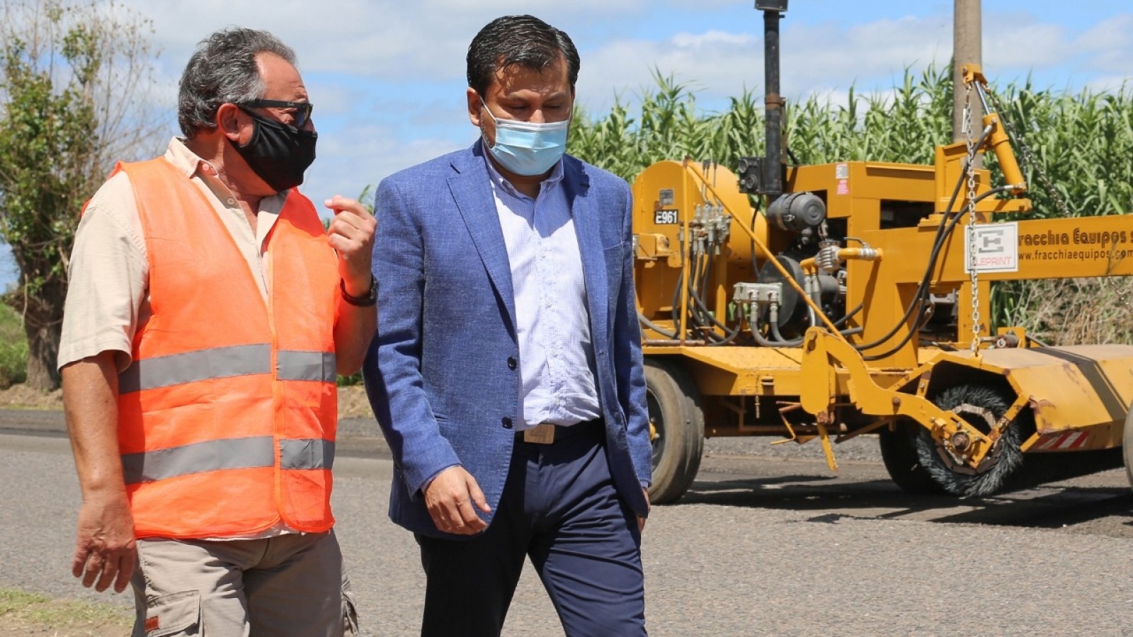 Está en marcha la repavimentación de la Ruta Provincial 191