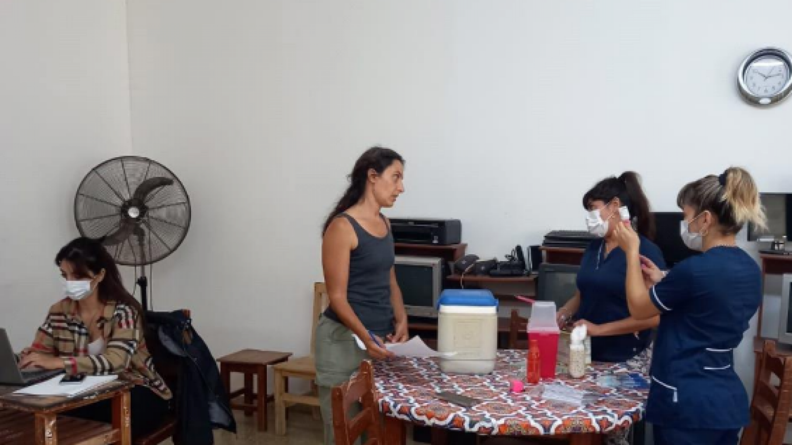 Se llevó adelante una jornada de vacunación en Ireneo Portela