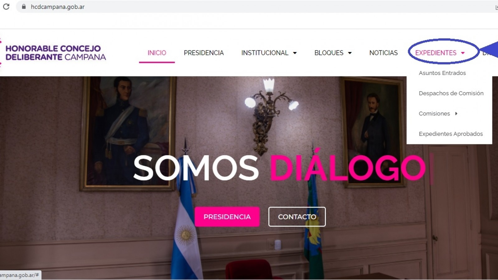 Los vecinos de Campana pueden seguir online el estado de los proyectos que presentan los concejales