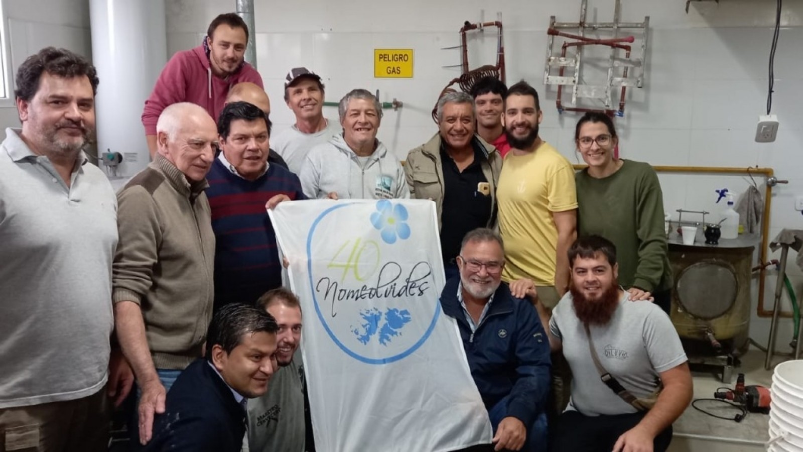 Cerveceros sampedrinos se sumaron a "40 años No me Olvides"