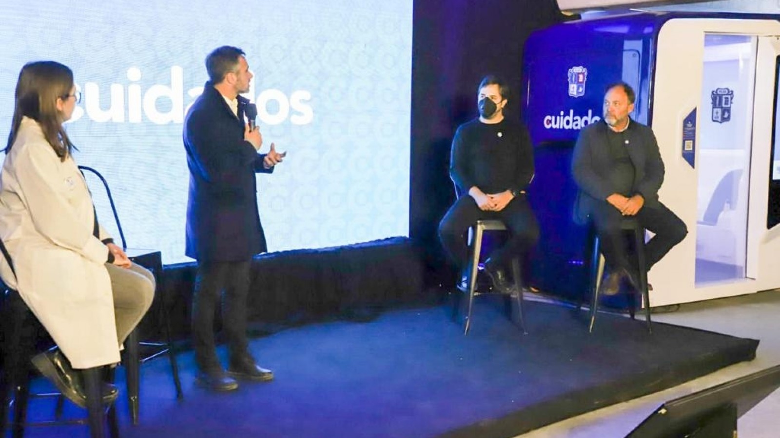 Achával junto a Kreplak presentó el Sistema Integral de Telemedicina