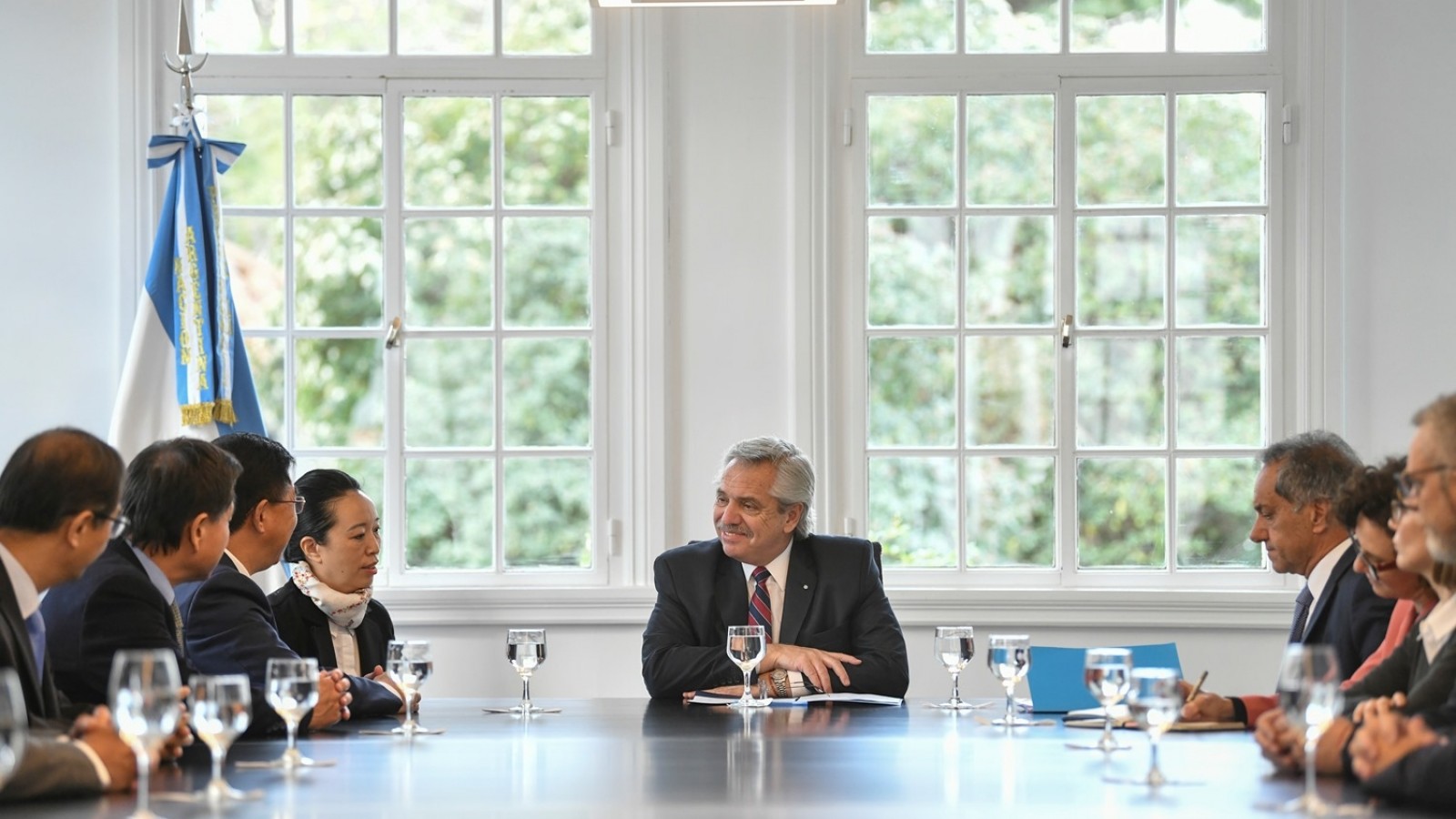 El Presidente recibió al CEO de la empresa china Gotion High Tech