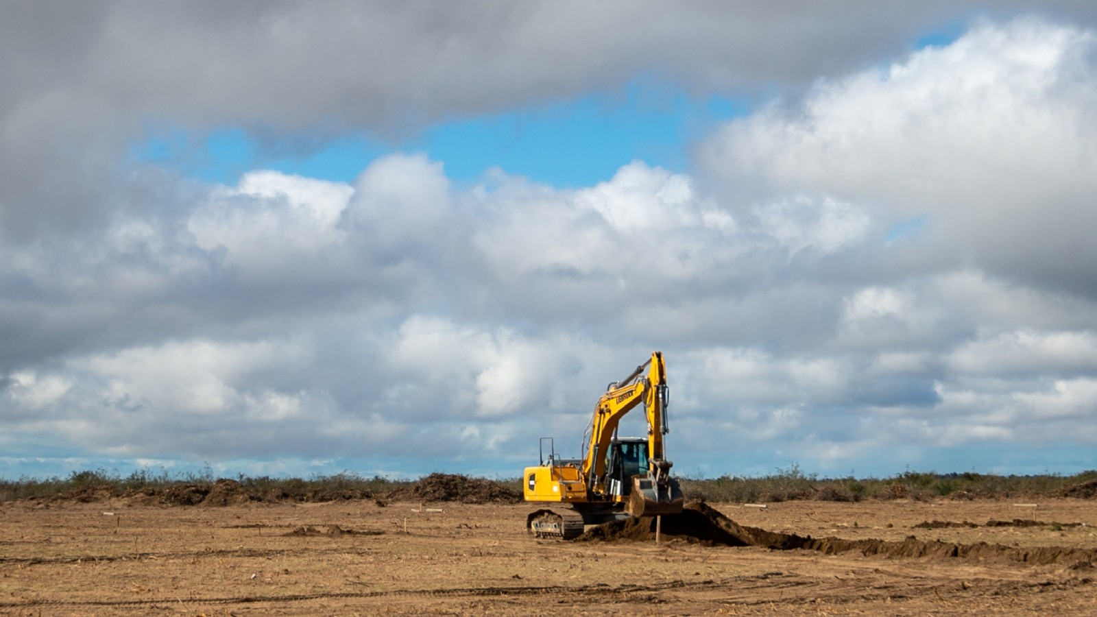 Comenzaron las obras de la nueva planta de líquidos cloacales de Patagones