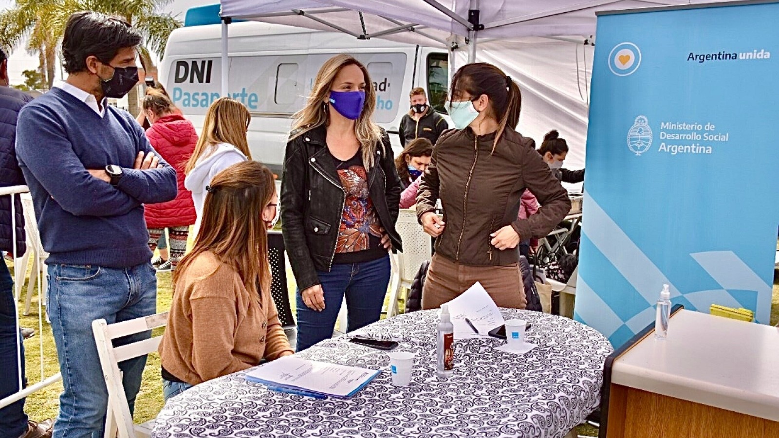 Malena Galmarini participó del operativo interministerial que se llevó adelante en Bancalari, partido de Tigre