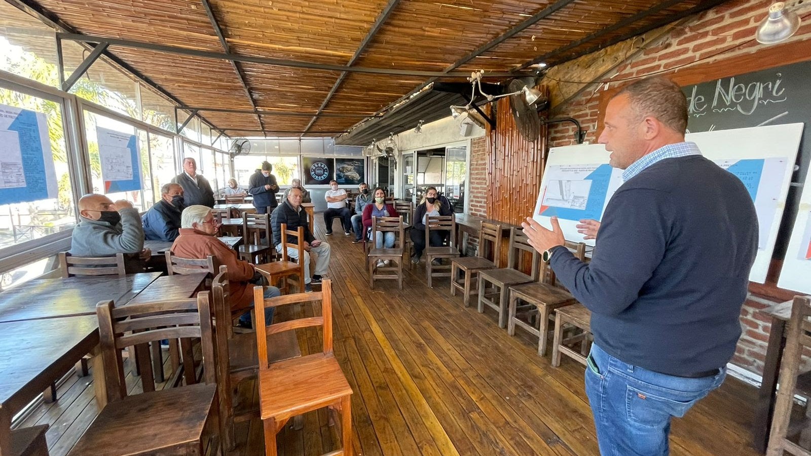 Tigre presentó el proyecto de instalación de red de gas natural que avanza en el Puerto de Frutos