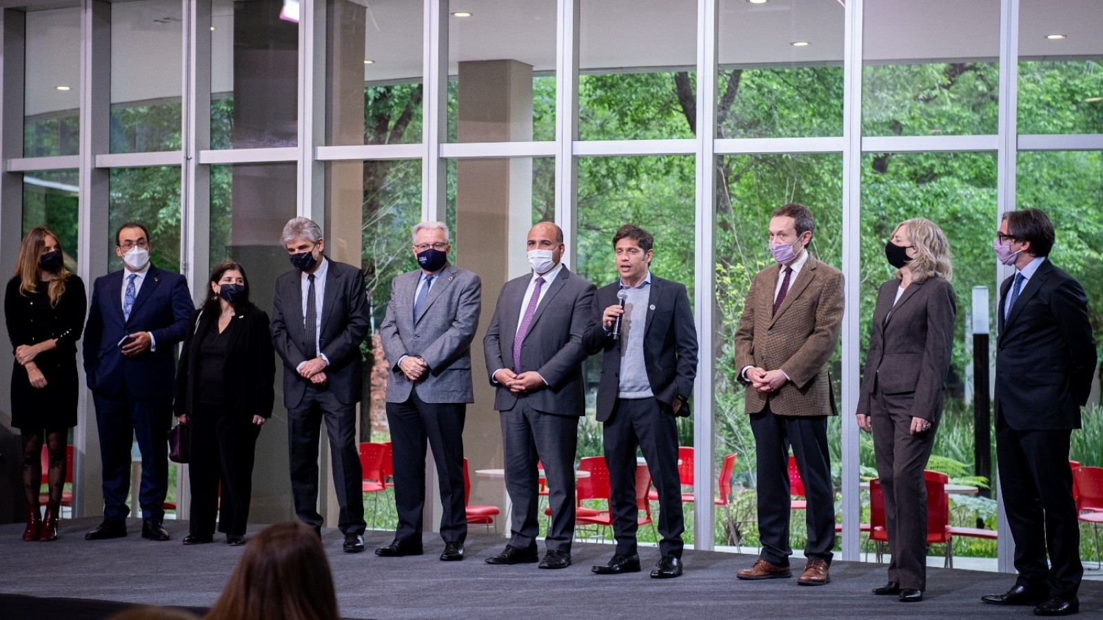 Kicillof participó de la inauguración de un nuevo edificio de la Facultad de Ciencias Exactas y Naturales de la UBA
