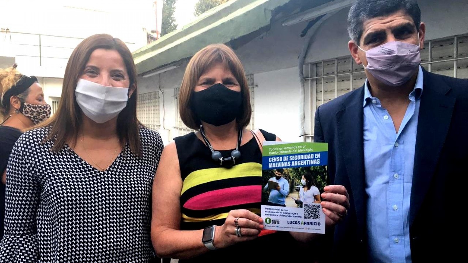 Patricia Bullrich presentó su libro en Malvinas Argentinas en un evento organizado por el equipo de Lucas Aparicio