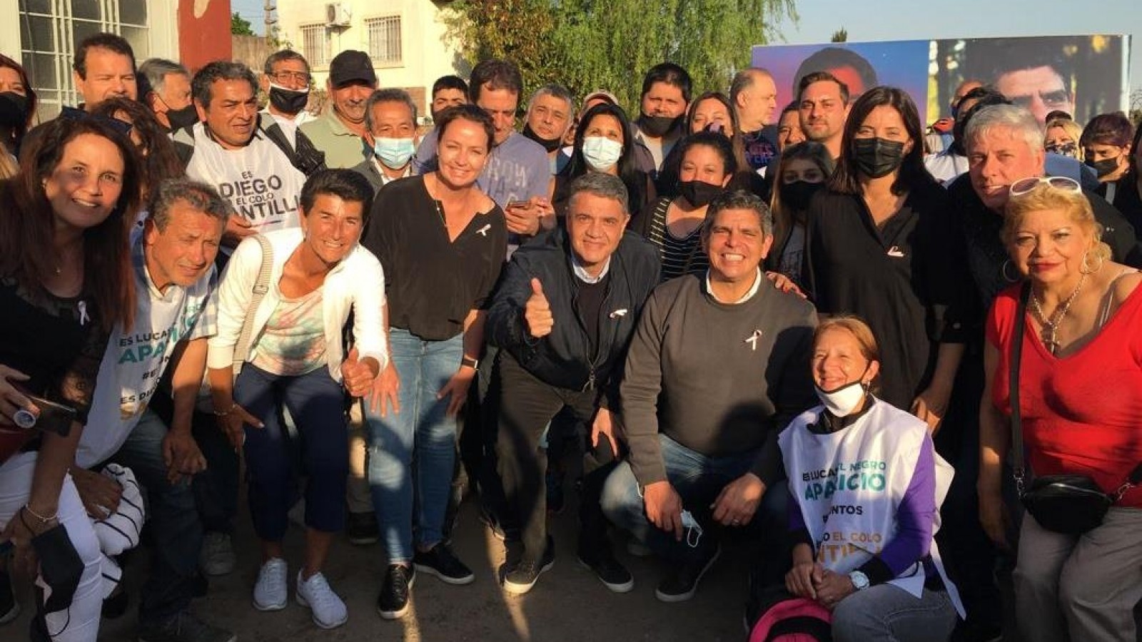 Lucas Aparicio y Jorge Macri en Malvinas: “Es con decisión política, equipo y planificación”