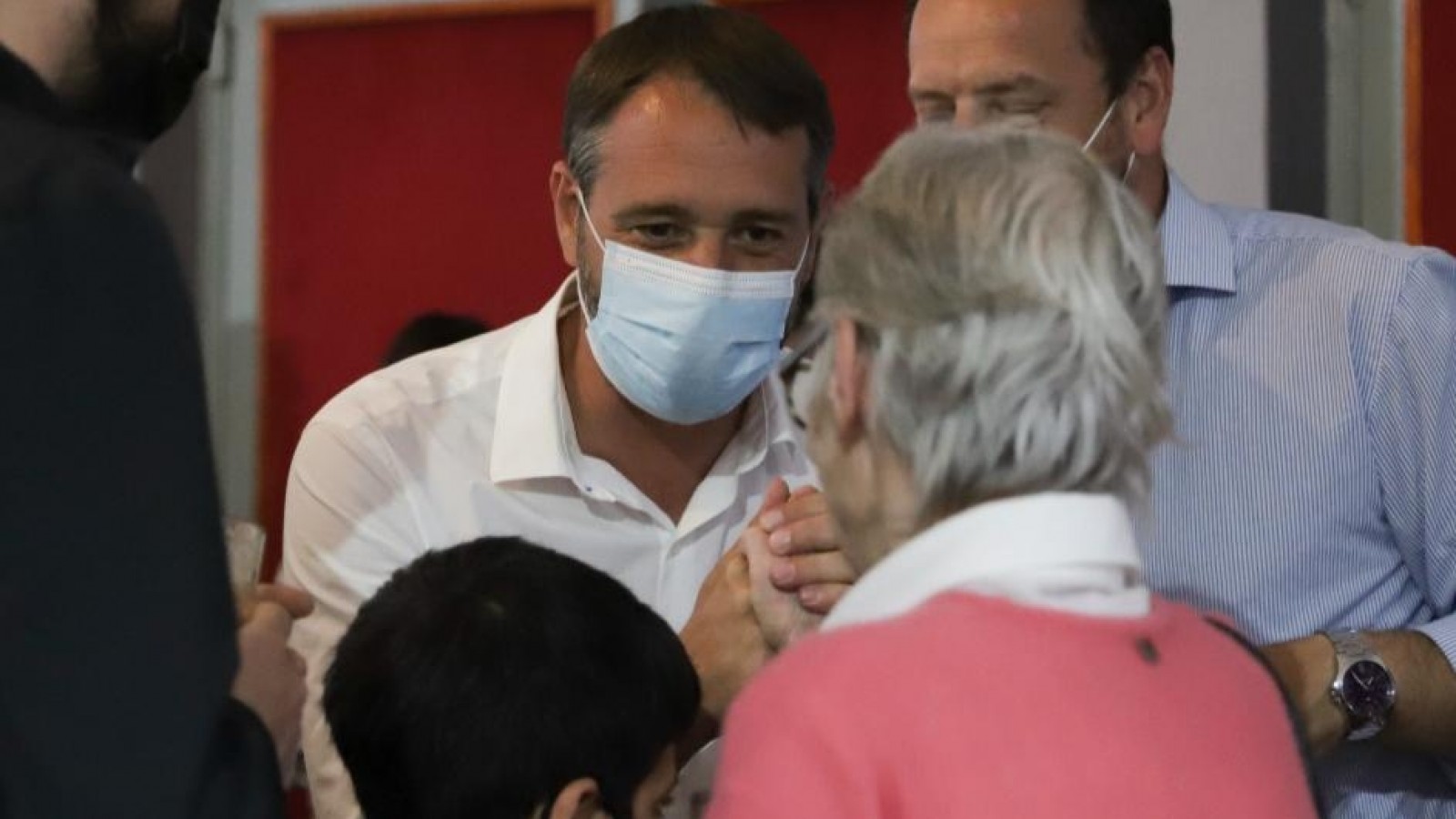Laurent, en el festejo de los 46 años del Ángel Alonso