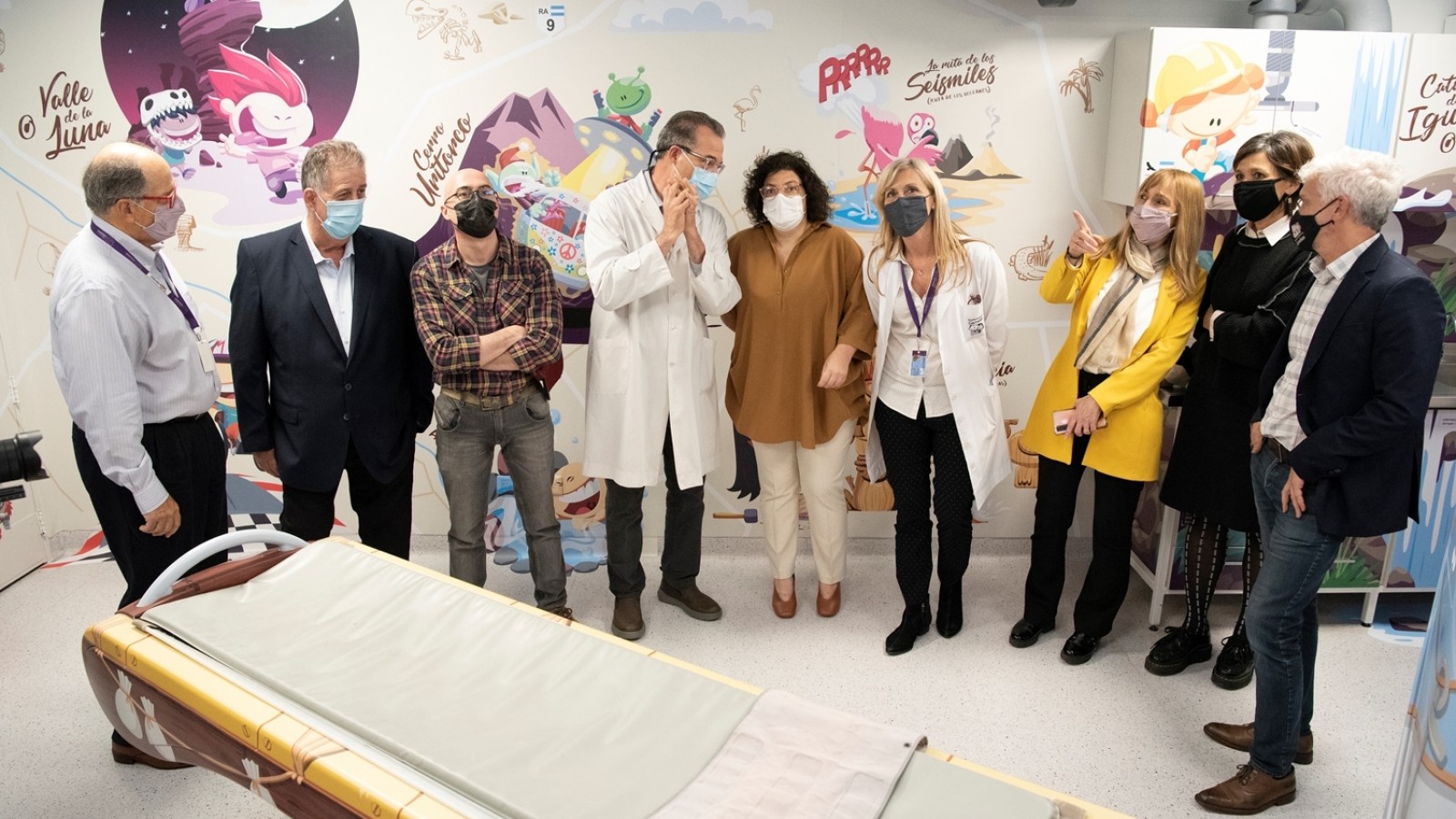 La ministra Carla Vizzotti visitó el Garrahan y recorrió las diferentes obras y mejoras