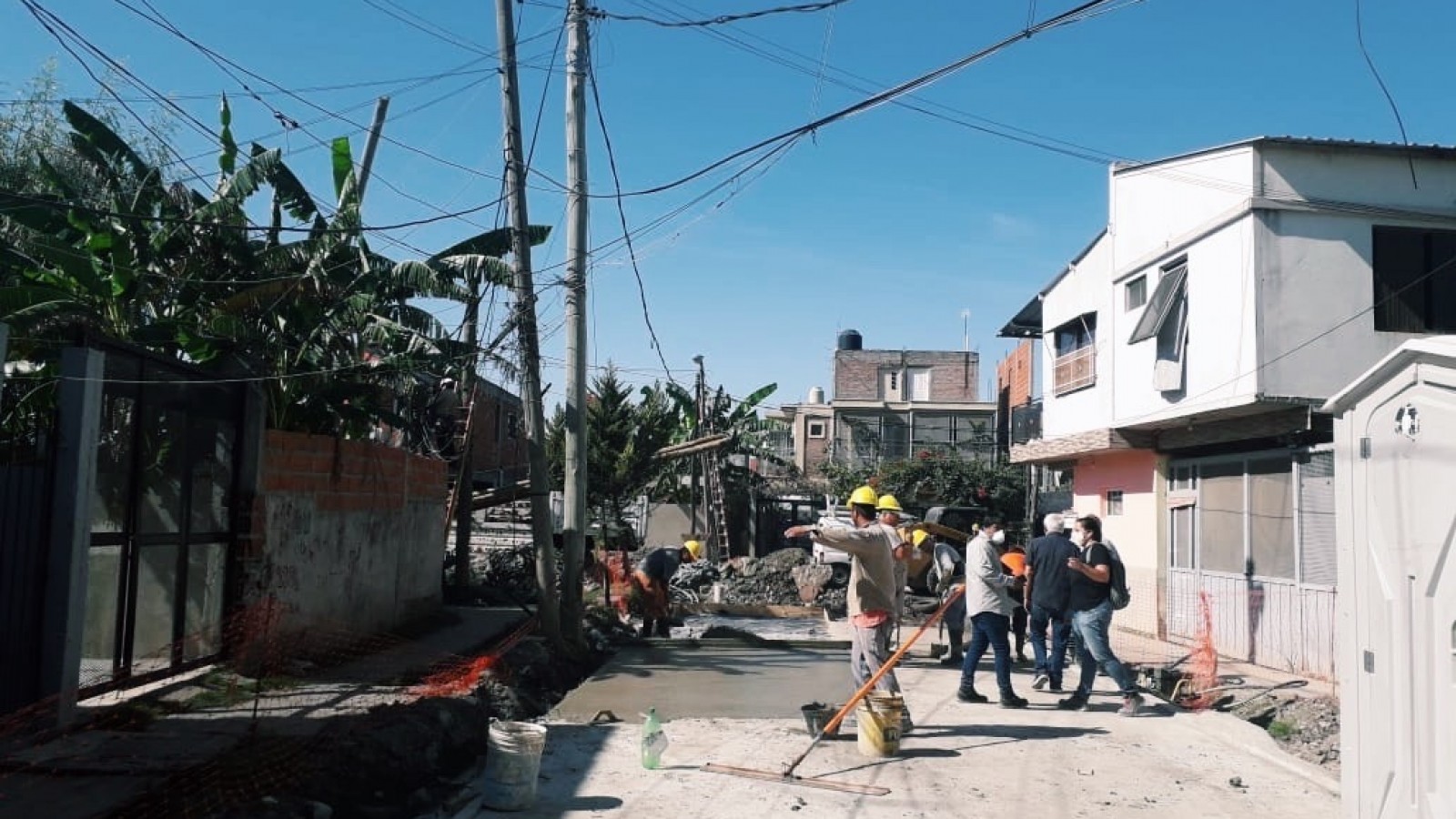 Avanzan las obras en el barrio “Costa Esperanza” de San Martín