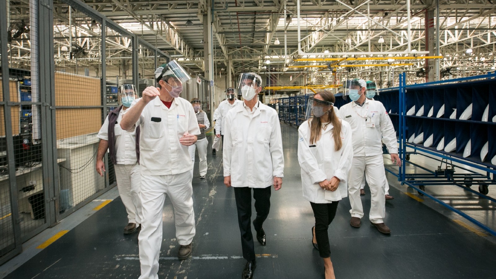 Meoni recorrió la planta de Honda Argentina para avanzar en conjunto "en materia de seguridad vial, ambiente y género con las comunidades"