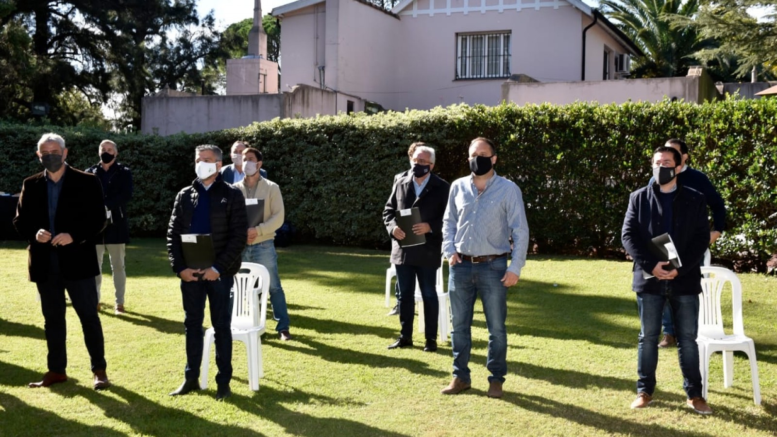 Julio Zamora y Jorge Ferraresi firmaron un convenio de colaboración para implementar el Plan Casa Propia